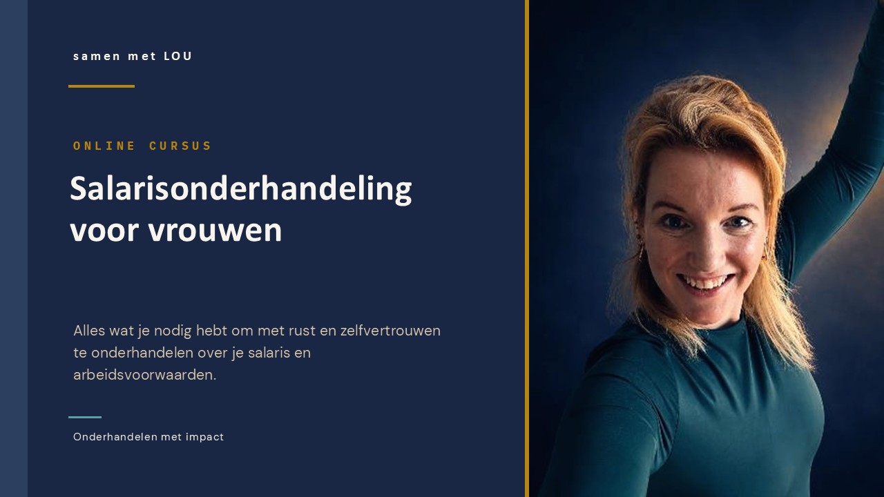 Online cursus 'Salarisonderhandeling voor vrouwen'